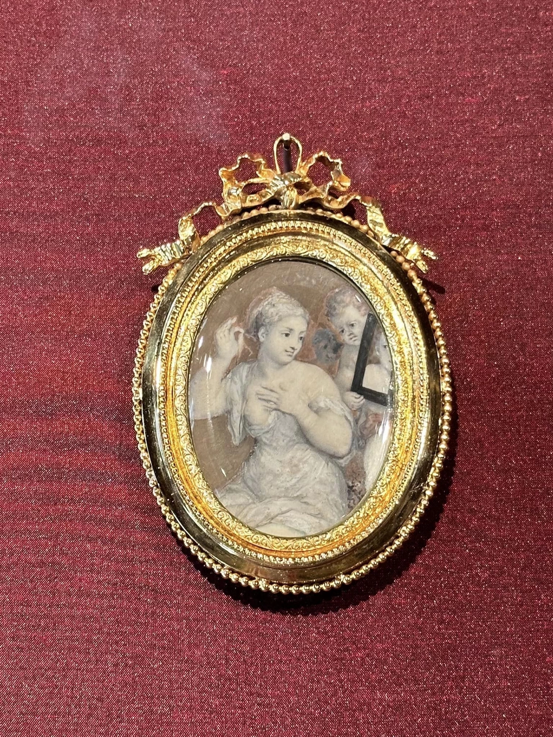 Allegoria della vanità - Ca' Rezzonico, Venezia, miniatura